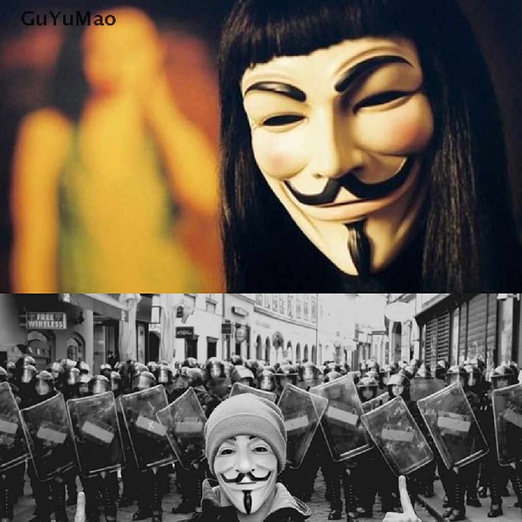 Mặt Nạ Hóa Trang Halloween Kinh Dị Hình V for Vendetta