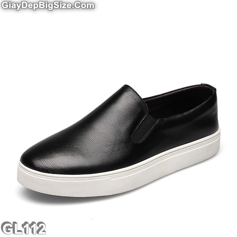Giày xỏ thể thao, giày lười big size cỡ lớn EU:45-46 cho nam chân thon cân đối
