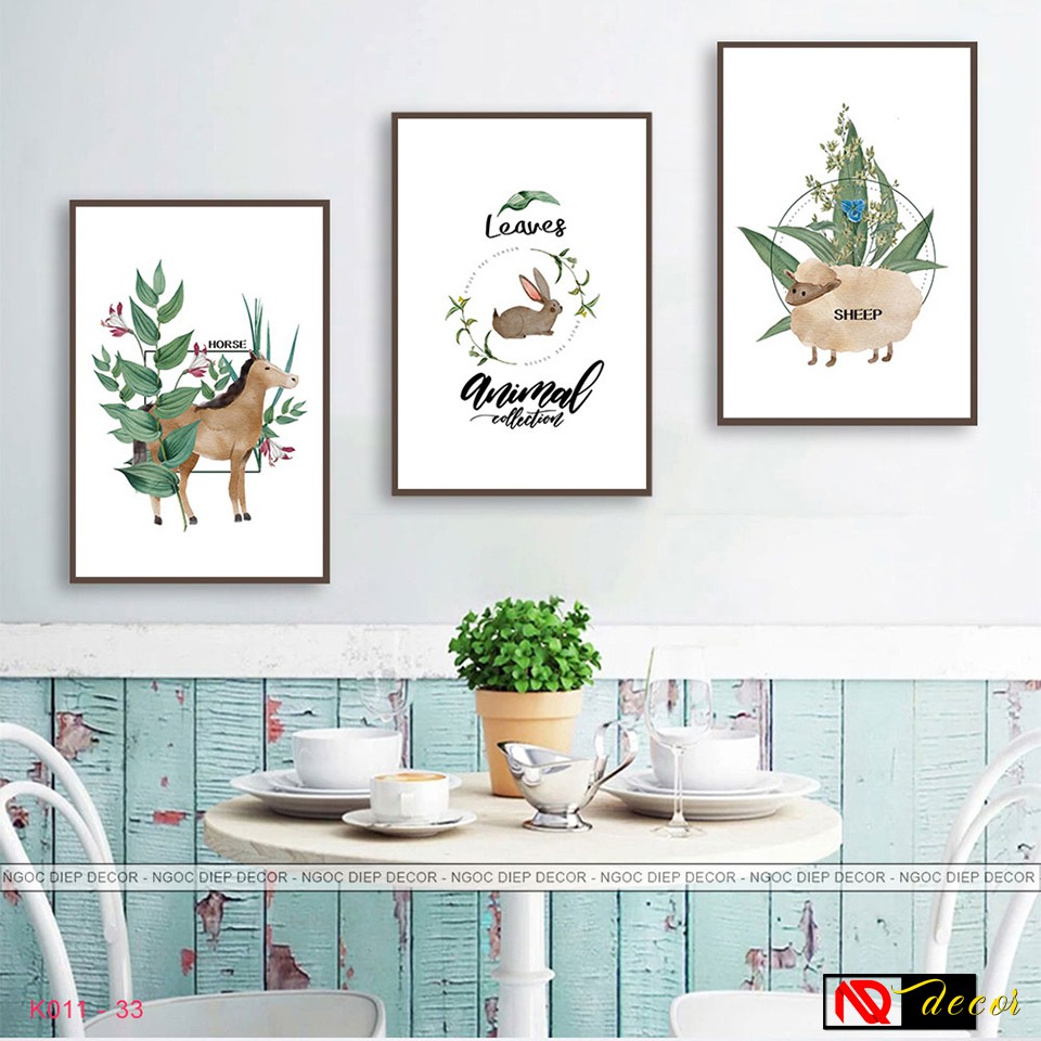 Tranh ghép treo tường ♥️ Bộ 3 bức tranh Hiện Đại ♥️ Tranh Cao Cấp Decor Phòng Khách Sang Trọng EPS251