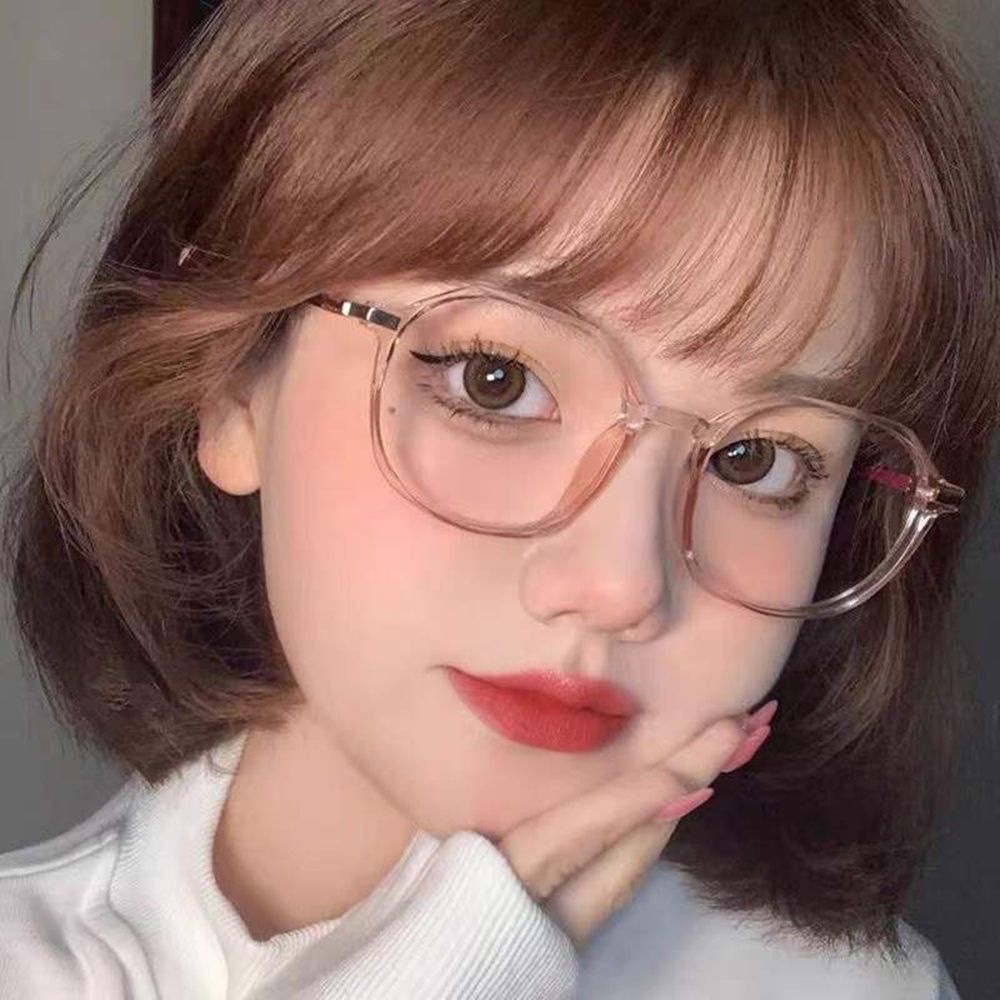 Mắt kính gọng tròn trong suốt phong cách Hàn Quốc dành cho cả nam và nữ