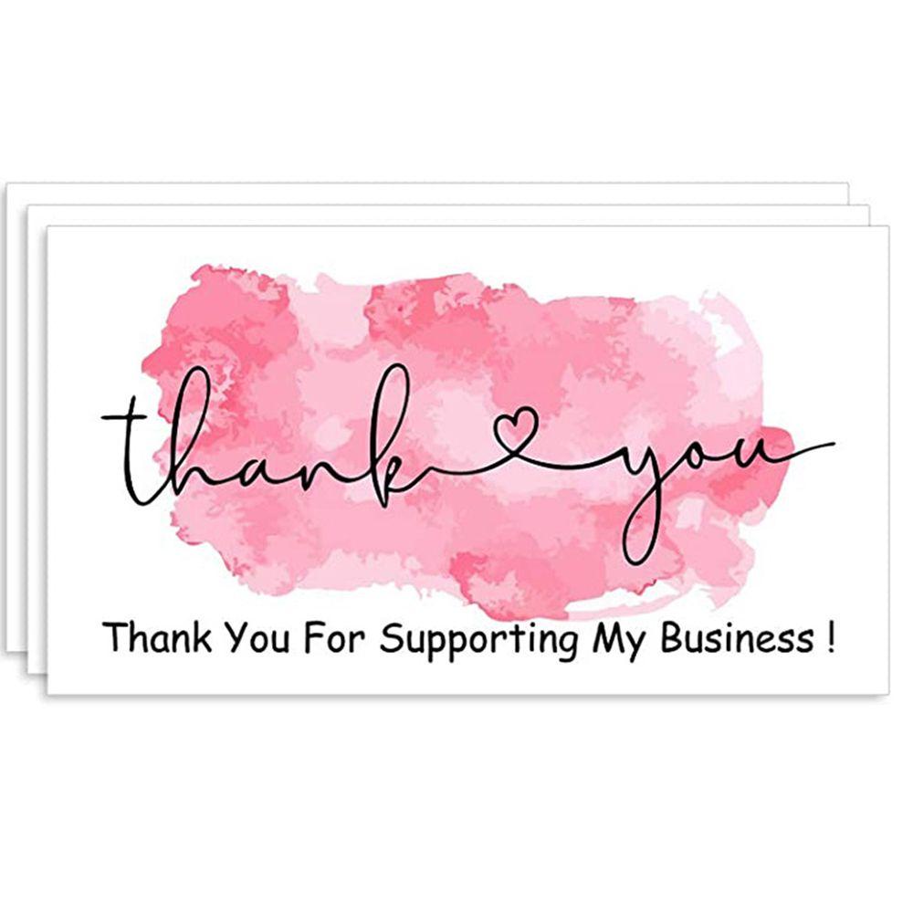 Set 50 Tấm Thẻ Danh Thiếp Chữ Thank You