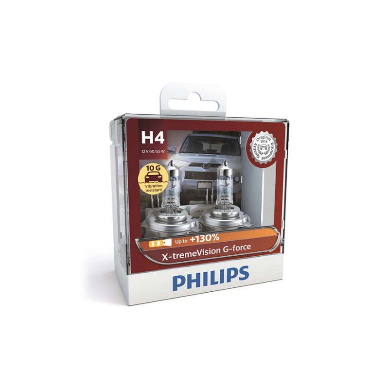 Bóng đèn Philips H4 Halogen +130%