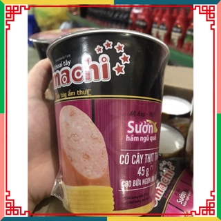 Mì omachi cốc 113g có xúc xích/ cây thịt45g