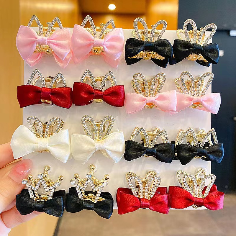 Kẹp Tóc Nơ Tai Thỏ Nhỏ Xinh Phong Cách Công Chúa 2022