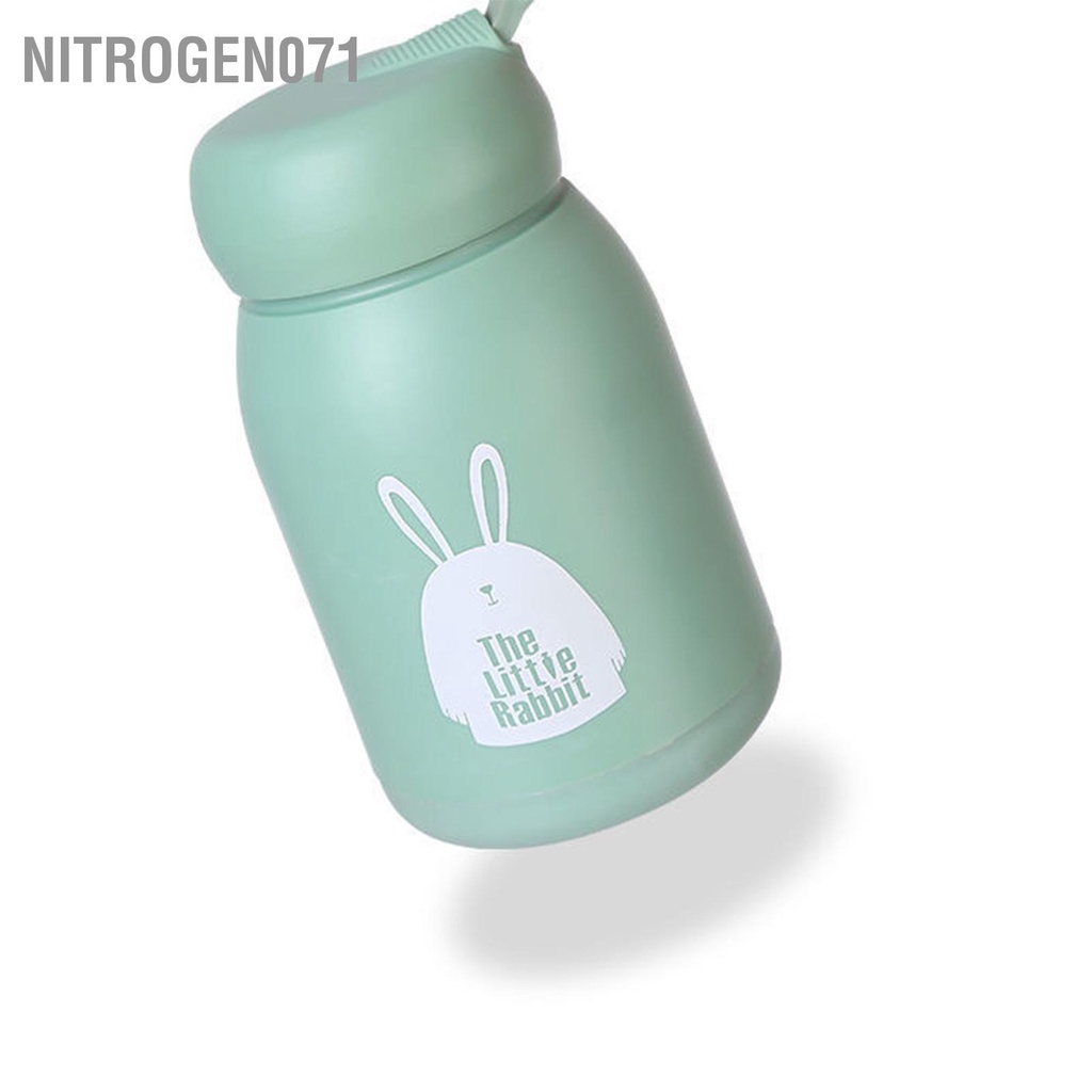 Nitrogen071 Bình Thủy tinh mini cầm tay cao cấp 330ml siêu tiện, mang theo tập gym,yoga,dạo bộ