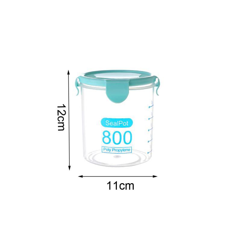 Hộp nhựa trong có nắp đựng thực phẩm khô chất lượng cao tiện dụng cho nhà bếp