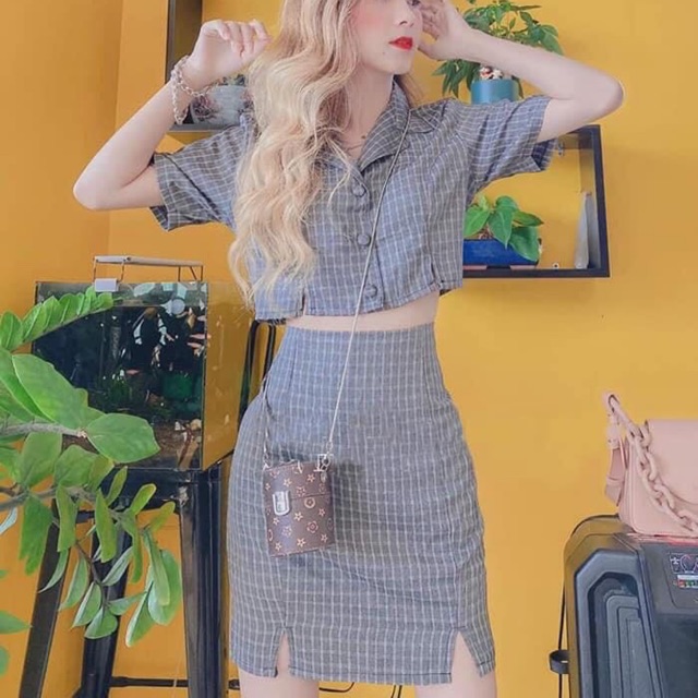 Set kẻ caro