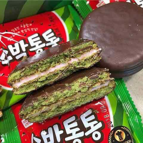 bánh chocopie dưa hấu