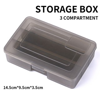 Hộp nhựa đựng mồi câu cá 14.5x9.5x3.5cm 73g