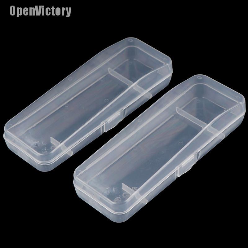 (Hàng Mới Về) Set 2 Hộp Nhựa Trong Suốt Đựng Dao Cạo Râu Có Tay Cầm Tiện Dụng | BigBuy360 - bigbuy360.vn