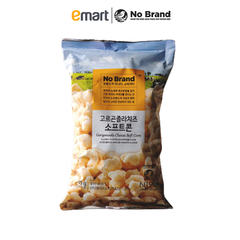 Bánh Snack Bắp Phô Mai Gorgonzola Cheese Soft Corn No Brand 145g - Emart VN