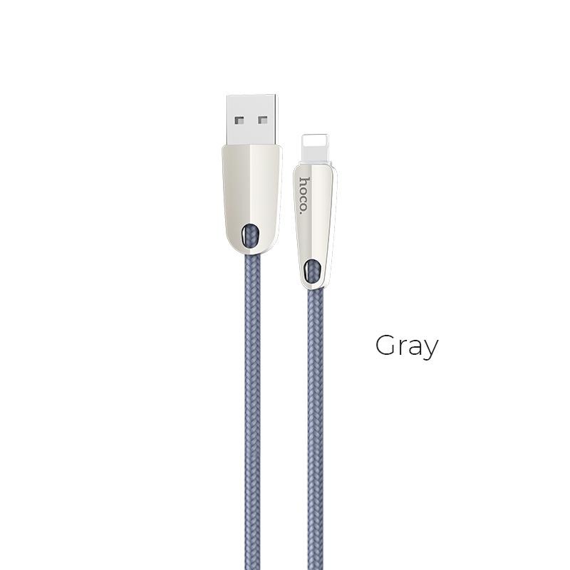 Cáp sạc Micro USB Hoco U35 sạc nhanh tự ngắt sạc khi đầy pin, sạc nhanh 2.4A Max dài 200cm chống chai pin