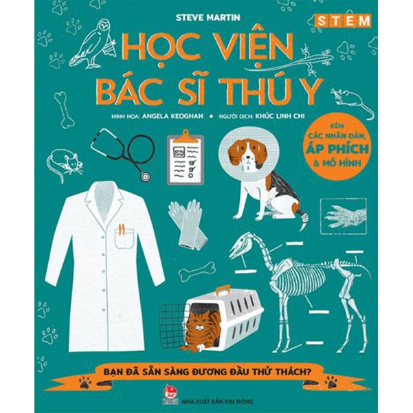 Sách - Stem - Học viện Bác sĩ thú y - Nxb Kim Đồng