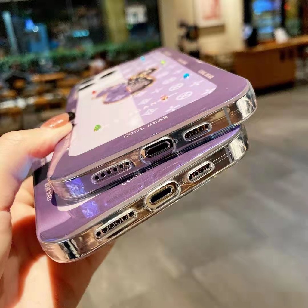 Ốp Điện Thoại Mềm Họa Tiết Gấu Dễ Thương Cho IPhone 11 11 Pro Max 12 12ProMax 7 8 PlusXXs Xr XsMax1313Pr 13promax