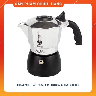 Ấm pha cà phê moka bialetti brikka 2 cup made in romania