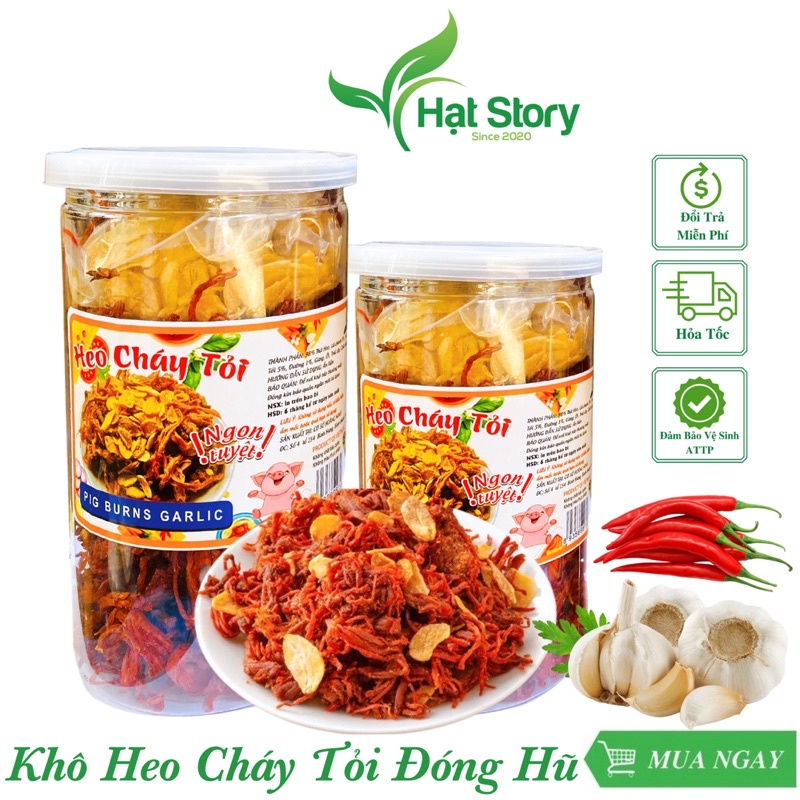 Combo 500Gr Khô Gà Lá Chanh + Khô Heo Cháy Tỏi Hàng Loại 1 Thơm, Sạch, Cam Kết Ngon