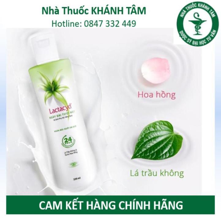 ! Dung dịch vệ sinh phụ nữ Lactacyd ngày dài tươi mát - Lactacyd lá trầu không ! !