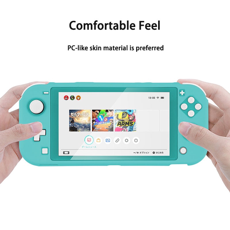 Ốp Bảo Vệ Máy Chơi Game Nintendo Switch Lite Bằng PC Cứng Màu Hồng Dễ Thương
