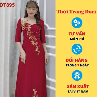 Đầm Dạ Hội Trung Niên Sang Trọng Có Big Size - Thời Trang Trung Niên 2022 - DT895  [HÌNH THẬT , VIDEO]