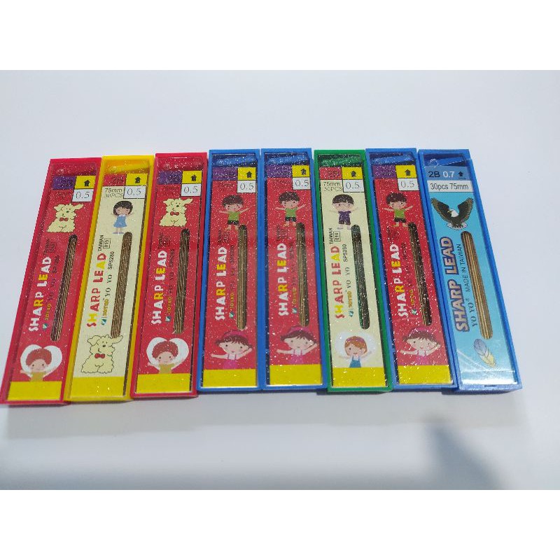 Ruột chì bấm Sharp Lead đủ size 0.3mm, 0.5mm, 0.7mm, 0.9mm, Ngòi chì bấm