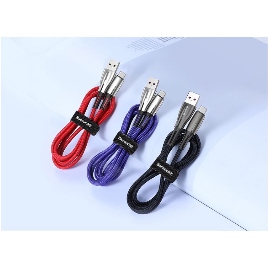 Cáp sạc và truyền dữ liệu tốc độ cao Type C chính hãng Baseus cho Samsung S8/S9/Note8/ Note9/Xiaomi/ Huawei/Oppo/Nokia