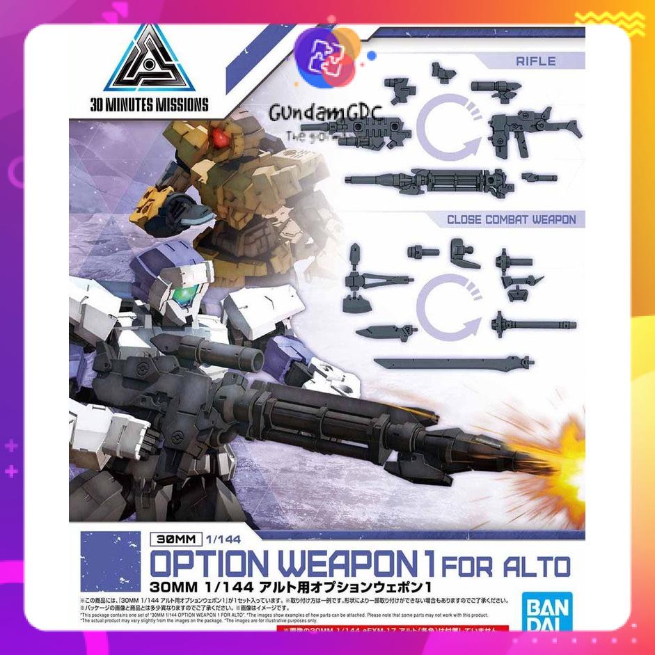 Bandai Mô hình lắp ráp 30MM 1/144 OPTION WEAPON 1 FOR ALTO