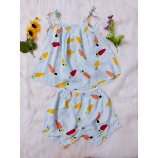 Bộ tole 2 dây cho bé gái