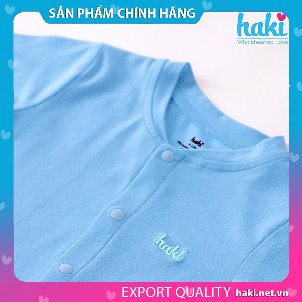 [Mã INCU50 giảm 50K đơn 250K] Body cho bé vải sợi tre + cotton cao cấp (Bamboo+ cotton), bodysuit sơ sinh HAKI BB012