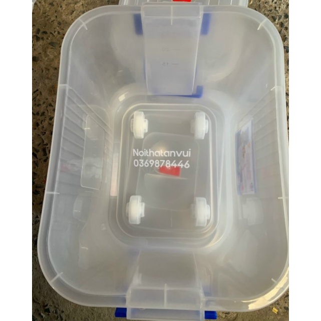 Thùng nhựa vuông tiện ích việt nhật 30L