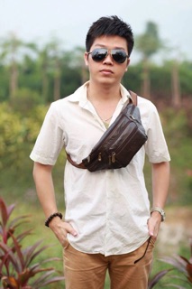 Túi mề gà da bò