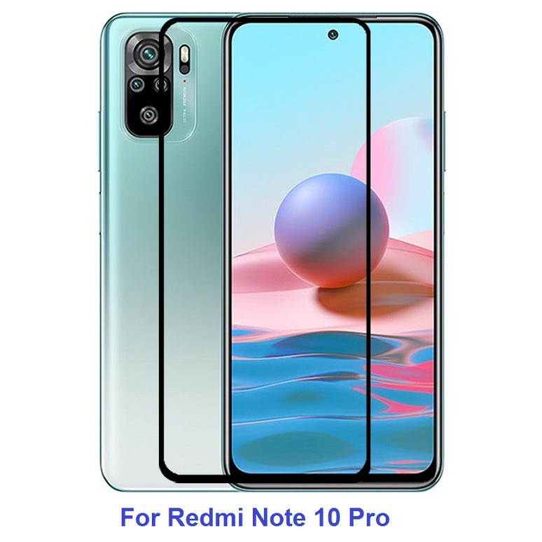 Kính cường lực Xiaomi Redmi Note 10 Pro (Full Màn, Full Keo)