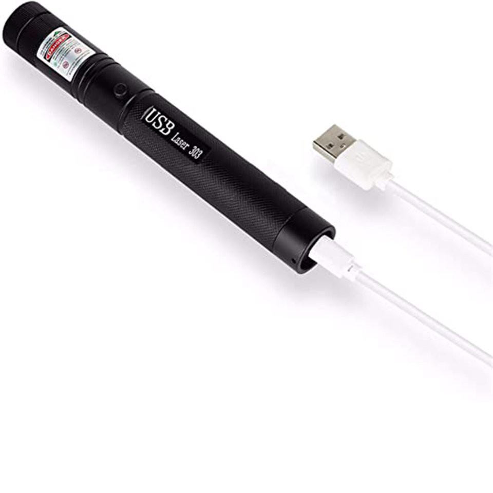 Bút chỉ Laser USB 303 hình bầu trời sao có thể sạc lại tiện lợi chất lượng cao