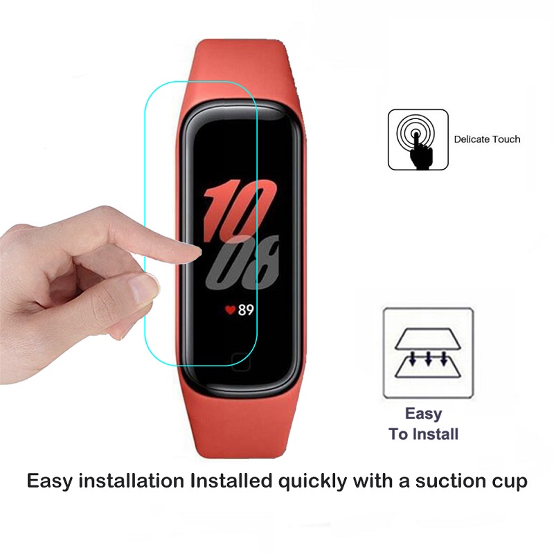 Set 2 miếng dán màn hình đồng hồ thông minh HD bảo vệ cho Samsung Galaxy Fit 2