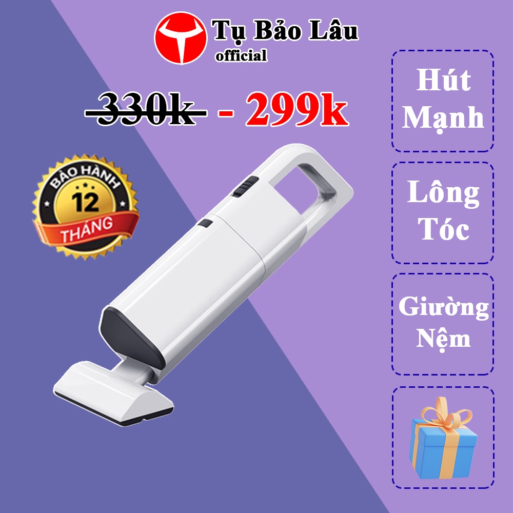 Máy Hút Bụi Cầm Tay Không Dây Gia Đình bụi lông Hút mạnh Sạc nhanh USB Pin dùng lâu 120W AIKESI