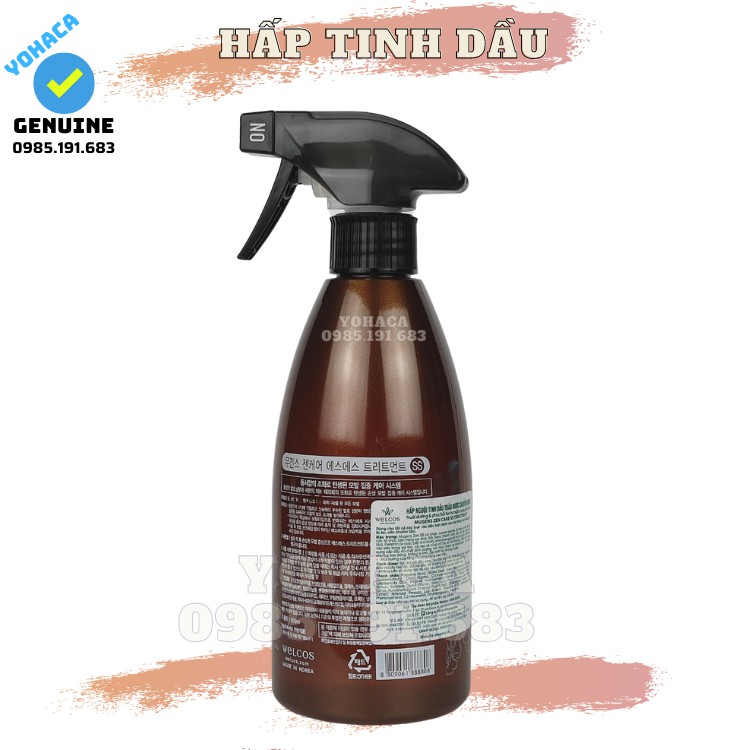 Hấp nguội tinh dầu thảo dược zencare confume 500ml