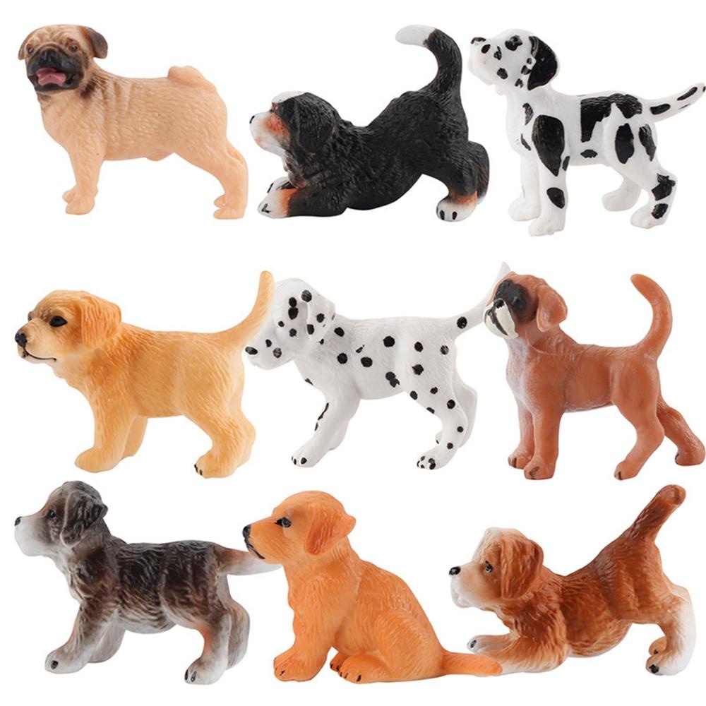 Mô Hình Chú Chó Pug WTTLE 10 Kiểu Độc Đáo Trang Trí Sân Vườn