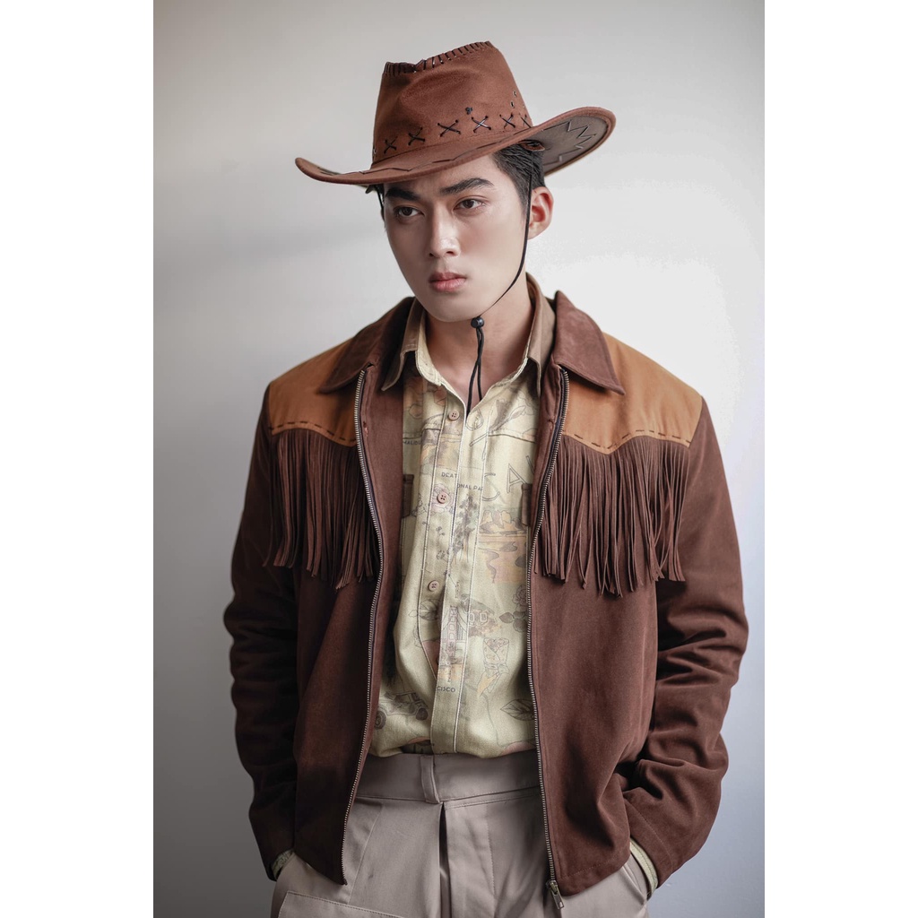 BLANKESPACE Áo Khoác Dessert Jacket Vải Da Lộn Thời Trang Nam Nữ Unisex