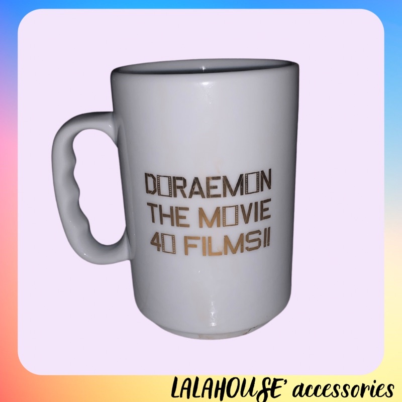 Ly Sứ Có In Logo Doraemon The Movie Men Trắng Dày Dặn