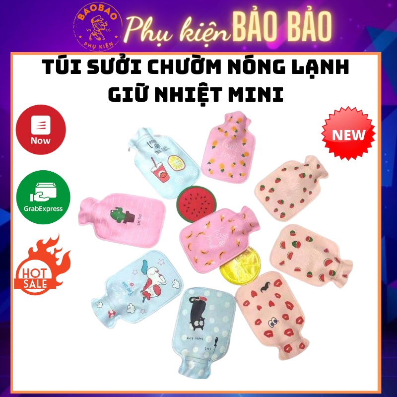 Túi sưởi chườm nóng lạnh giữ nhiệt mini