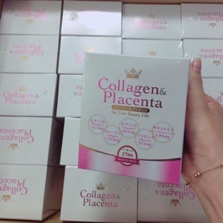 Viên uống trắng đẹp da Collagen Placenta 5 in 1 Nhật