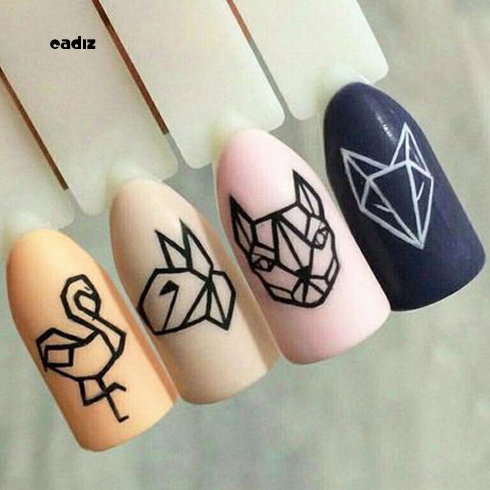 Tờ hình dán móng tay trang trí nghệ thuật đáng yêu