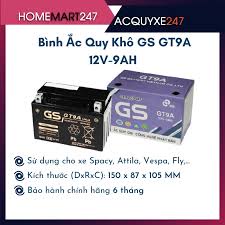 Ắc quy GS GT9A ( Bình khô 12v 9Ah ) - KT: 150 x 87 x 105mm