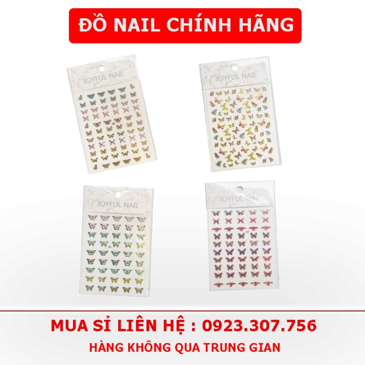 Stick Bướm Phản Quang 3D Đổi Màu Lấp Lánh Dưới Ánh Đèn