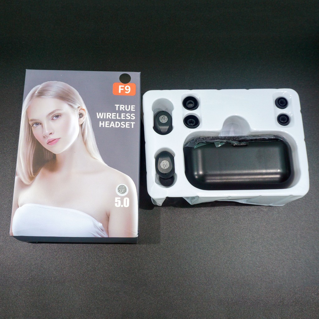 Tai Nghe Bluetooth 5.0 AMOI F9  ÂM Thanh Hay ( Pin Trâu 2000mah Làm Sạc Dự Phòng ) | BigBuy360 - bigbuy360.vn