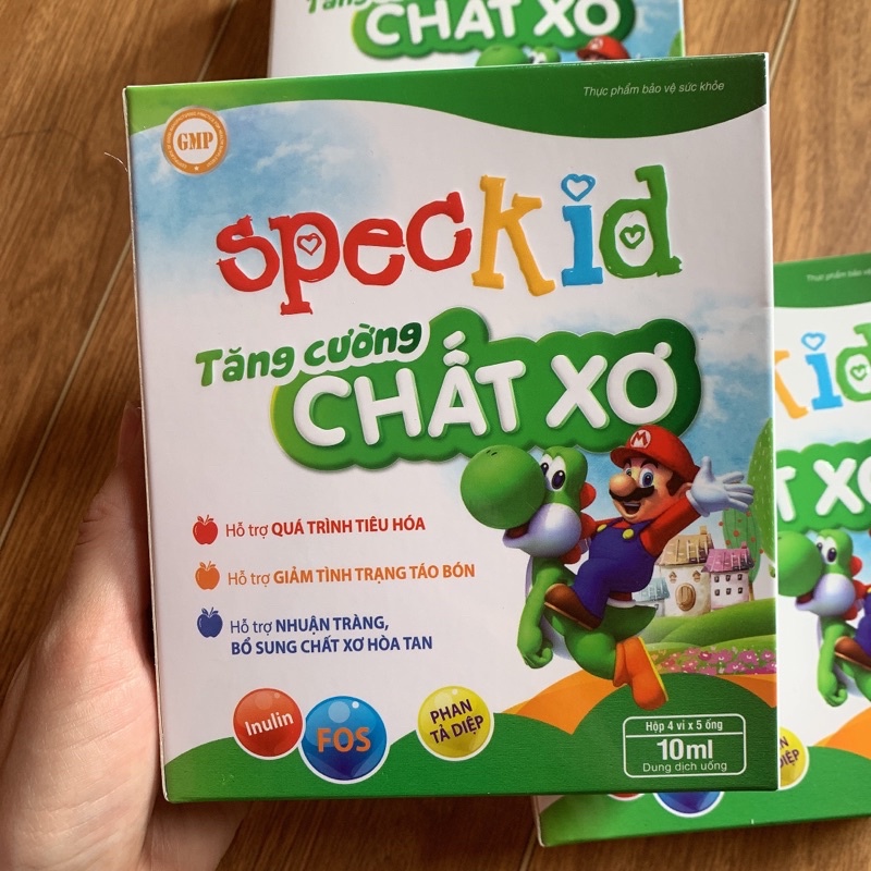 Siro Speckid Chất Xơ cải thiện tình trạng táo bón Hộp 20 ống