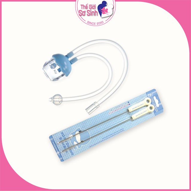 Dụng Cụ Hút Mũi Cho Trẻ Sơ Sinh Kuku, Đầu Silicon Mềm Mại, Chịu Nhiệt Tốt, Dễ Tiệt Trùng - Thế Giới Trẻ Sơ Sinh