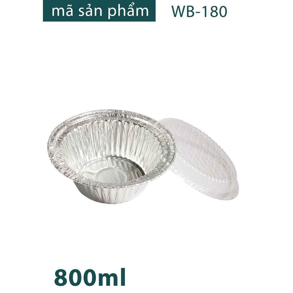 [Cao cấp]- SET 10 TÔ TRÒN 800ML KÈM NẮP NHỰA | BigBuy360 - bigbuy360.vn