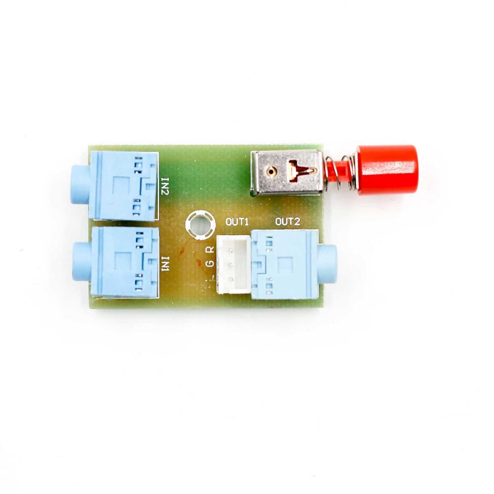 XH-M371 Audio Switching Module 3.5 Audio 2 into 1 Out Switch Switch Board Audio Socket Switch Diy Electronic PCB Board | BigBuy360 - bigbuy360.vn