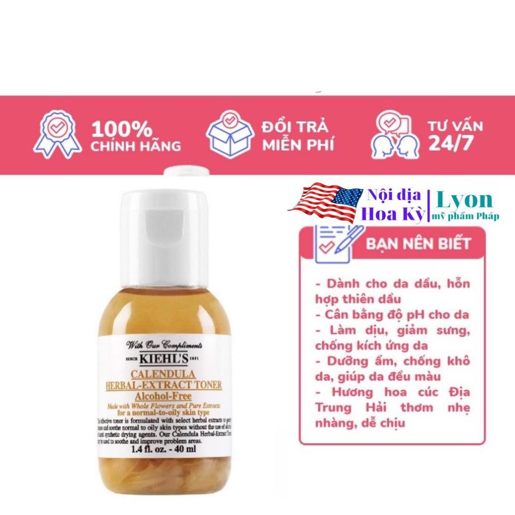 ✅ (HÀNG CHUẨN AUTHENTIC) Toner Hoa Cúc Kiehl’s 40ml Minisize