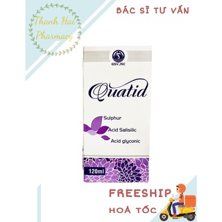 Sữa rửa mặt dành cho da dầu mụn Quatid 120mL